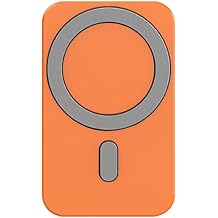 Magnetic Car Wireless Charger, Mount Holder for iPhone 15/14/13/12 Series 15W with USB-C Port Orange
