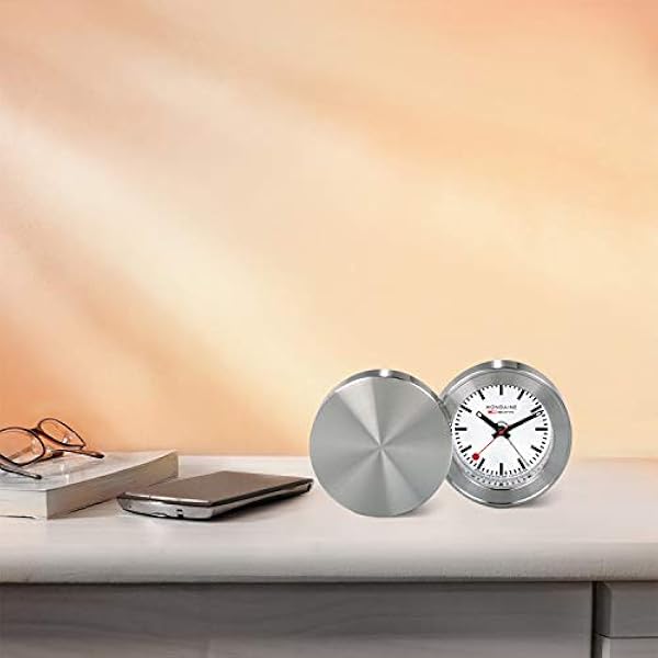 Mondaine Table Clock - Orologio da Tavolo per Soggiorno e Stanza, MSM.64410, 50 MM.