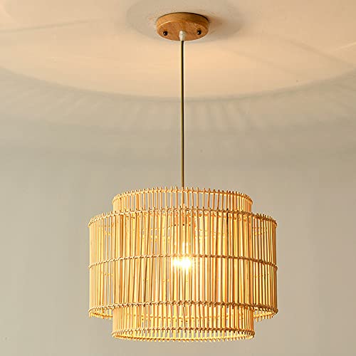 Lustre rotin fait main et lustre suspension en osier haut de gamme