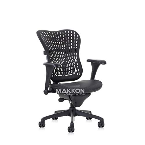 Cadeira Escritório Preta MK-50A - Makkon