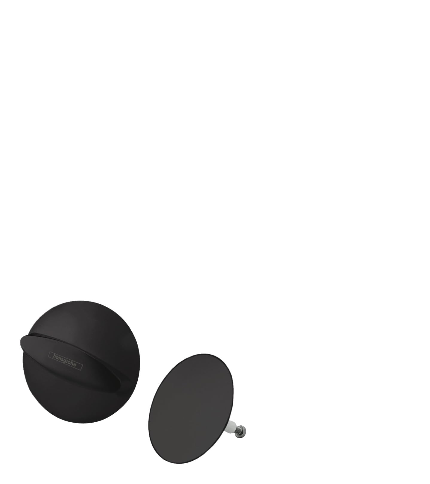 Hansgrohe Matte Black Flexaplus Bath Spout Ready Set