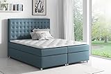 Generisch Boxspringbett ANDI Pocket Matraze, Topper (180 x 200, Bristol 2442)