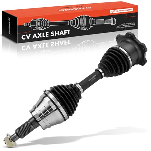 A-Premium CV Drive Axle Shaft Assembly Compatible with Chevy GMC Silverado Sierra 1500 2500 3500 HD Classic & Hummer H2, 4WD Models, with Heavy Duty Thermoplastic Outboard Boot, Front Left or Right