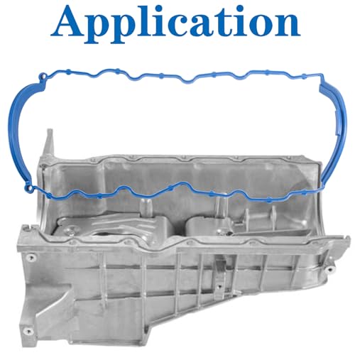 Image of OS30680R For Chevy Astro Silverado 4.3 Oil Pan Gasket V6,Blazer,Express 1500 2500,G10,G20,G30,K1500,P30,S10 Pickup,GMC G3500,Jimmy,P3500,Savana 4.6L OS32133,10220906 1996-2002 2003 2004 2005 2006 2007