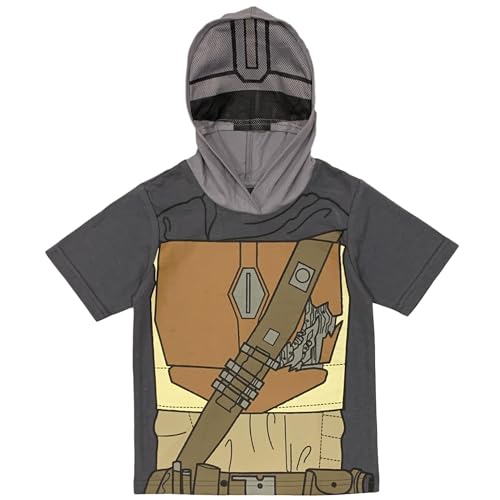 STAR WARS Hooded Mando Costume T-Shirt With Mask, Boys & Toddler