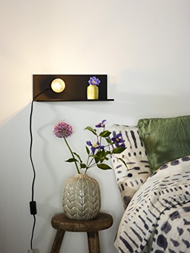 Lucide Bedside lamp, Metal, E27, 40 W, Black - Image 3
