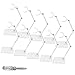POMER Action Figure Stand,10 Pcs Transparent Assembly Action Holder Base Display Stand for 1/144 HG/RG Gundam Figure Model Toy
