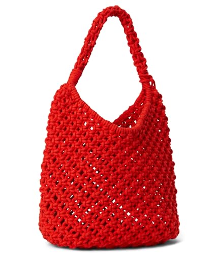 Madewell Large Rope Pouchette, Bright Flame2
