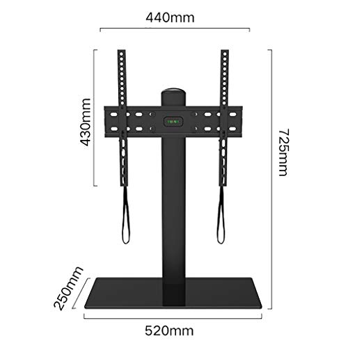 Support de télévision LCD pour bureau et salon base de table compacte pour écran plat