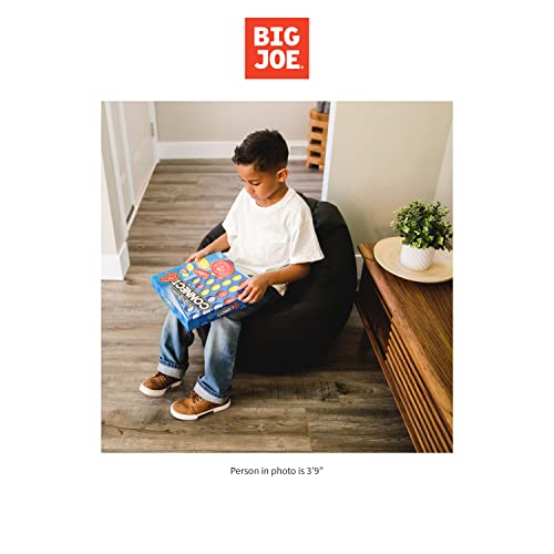 Big Joe Classic 2Pk Bean Bag Chairs, Black Smartmax, 2Ft Teardrop #TOP4