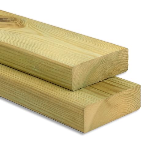 Bohle Kiefer imprägniert 40x120 mm Länge 90 cm Konstruktionsholz Dielen Brett 4-seitig glatt gehobelt