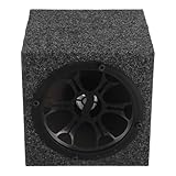 Supporto di input versatile: dotato di compatibilità con diversi dispositivi, questo box audio portatile si collega senza sforzo a sistemi audio per auto, tv e computer per esperienze audio versatili, cassa per altoparlanti per auto, alloggiamento per altoparlanti per veicoli