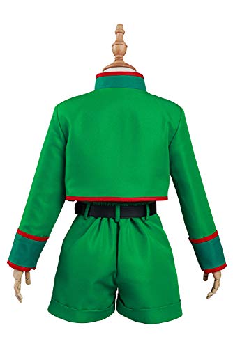 Disfraz completo de cosplay infantil verde con cinturón miniatura 3
