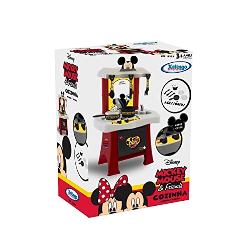 Cozinha Mickey Xalingo Vermelho/Branco