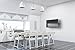 Emerald 8318 Full Motion TV Wall Mount which Pannels, Articulates and Tilts - for Flat and Curved TVs 17-55 inches,