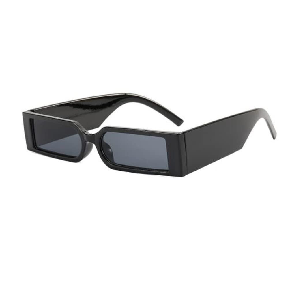 Small Square Thick Legs Ocean Film Sunglasses For Men and Women Hip-hop Stylish Thick UV400 Protective Sunglasses