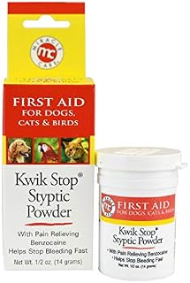 Miracle Care Kwik Stop Styptic Powder, 0.5 Oz