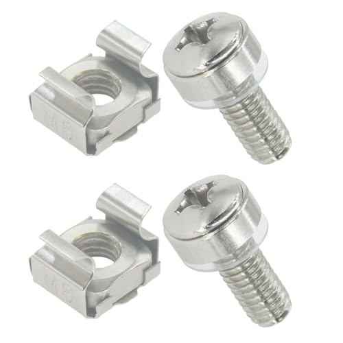 M6 Mount Cage Nuts screws,Rack Mounting Bolts for Server Cabinet