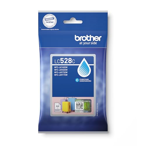 Brother LC528C Cartouche d'encre 1 pièce(s) Original Cyan