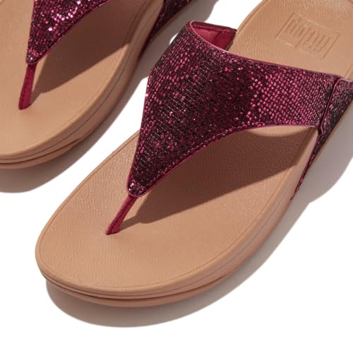 Image of FitFlop Women's LULU Suede Toe-Post Sandals | Lightweight Summer Walking Sandals with Cushioned Comfort, Arch Support & Grip