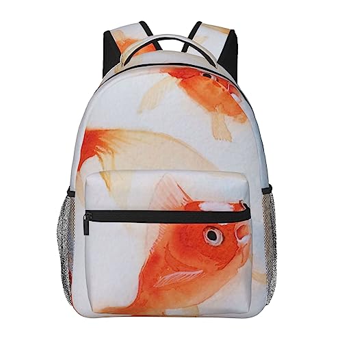 Sac à dos ordinateur poisson rouge pour voyager léger et l'esprit serein