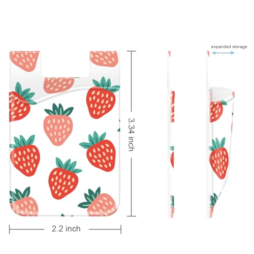 Bolsillos para cartera de teléfono de silicona para evitar perder tarjetas de crédito 2