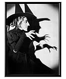 Funny Wizard of Oz Poster - Wicked Witch of the West Wall Decor - Vintage Wizard Merchandise for Bathroom Decorations - Funko Party Ornament - Gifts for Witches Lovers - Unique Wall Art Photo Picture