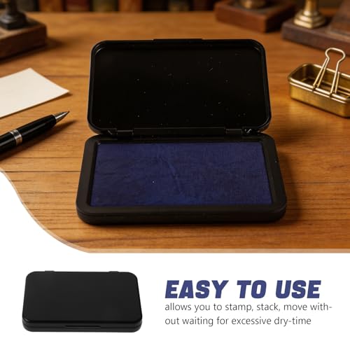 JOYOFREELY Quick Dry Ink Stamp Pad with Plastic Sponge for Images and Multi-Material Compatibility, Portable Design Suitable for Card Making, Classroom Use, Envelopes, and Wood Stamp Pads - Image 3