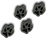 ToeJamR Stomp Pads - 4 Puppy Paws - Gray