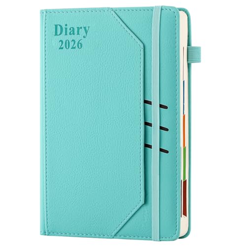 Diario accademico 2026, una pagina per giorno, formato A5, agenda