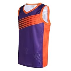 Orange Neck-purple Jersey