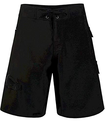 Tormenter Waterman 5 Pocket Boardshorts, Black on Black 322