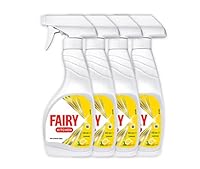 Fairy Lemon Dish and Surface Kitchen Spray  4 Pack (4x450mL)