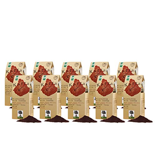ORIGINAL FOOD Wildkaffee "Kaffa", mild, gemahlen (250 g) - Bio, 10er Pack