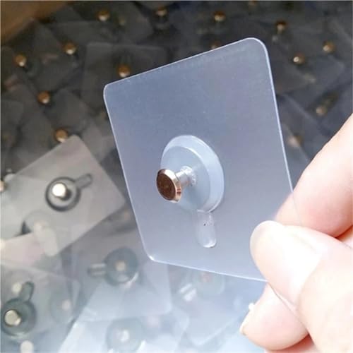 Lkq-�V�����[�t�b�N Non-Marking Strong Adhesive Screw Stickers Wall Picture Hook Invisible Traceless Hardwall Drywall, 10Pcs, �ݒu���ȒP(8mm)