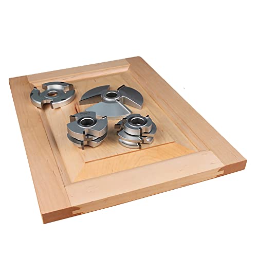 Infinity Cutting Tools 4-Pc. Cabinet Door Shape-Up Shaper Cutter Sets - Standard