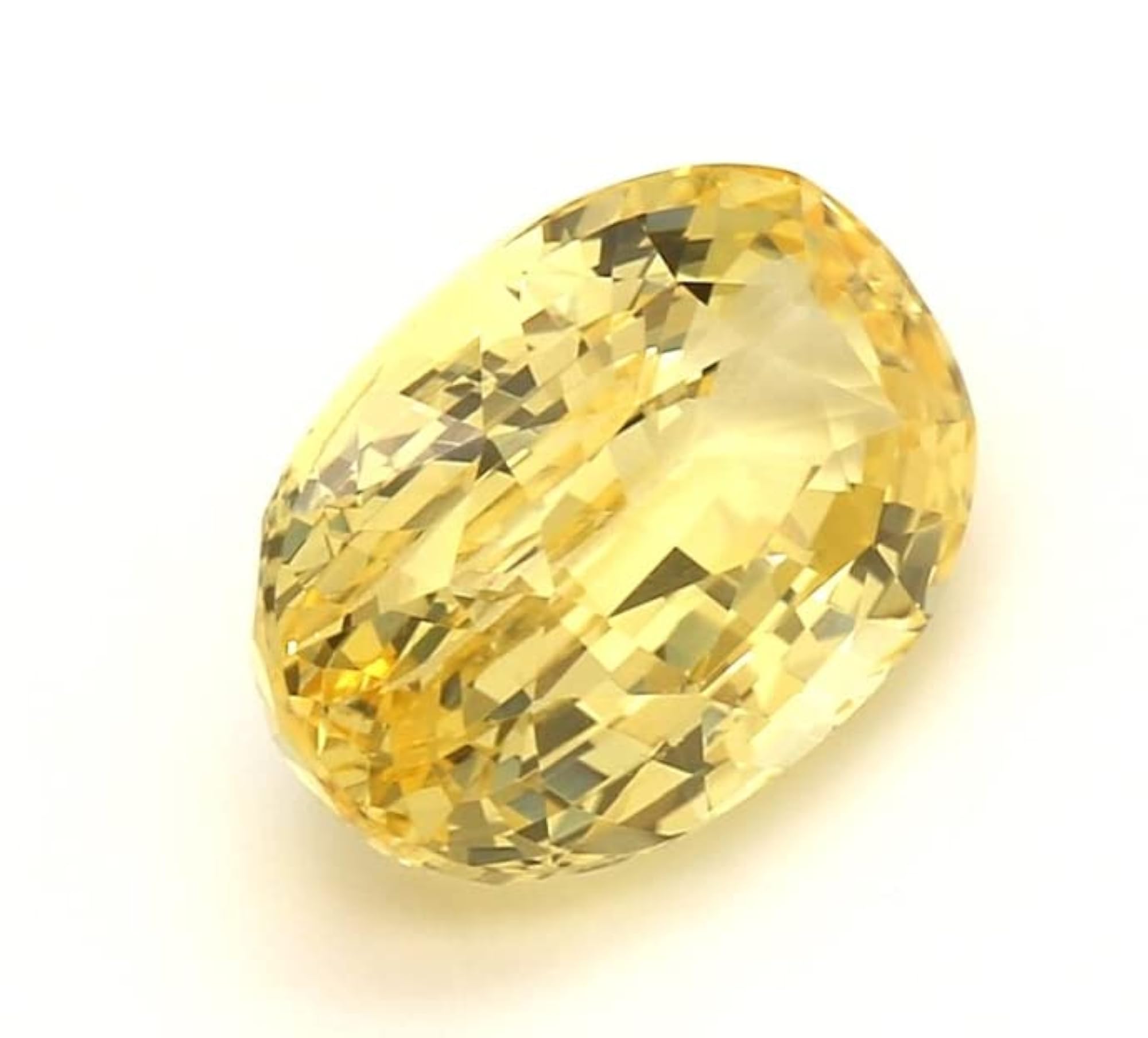 Ceylon Yellow Sapphire 7 Ratti Certified Gemstone