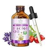Rosehip Oil, Lavender Oil for Face, Facial Oils Blend Anti Aging with Frankincense & Pomegranate | Organic 100% Natural & Cold Pressed for Women Moisturizing, Brightening & Youthful Glow, 2 fl oz