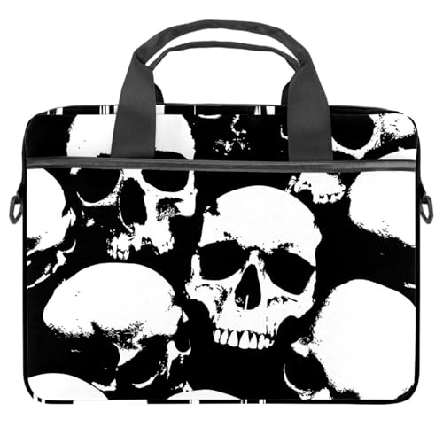 Evita golpes en tu laptop de 13 pulgadas usando este maletín de calavera Grunge