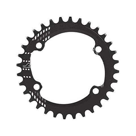Keenso Plato Ancho-Estrecho de Bicicleta Aleación de Aluminio 38T-Negro Cover