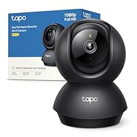 Tapo C201 Telecamera WiFi Interno FHD, Videocamera sorveglianza, Visione Notturna, 360° Visuale,...