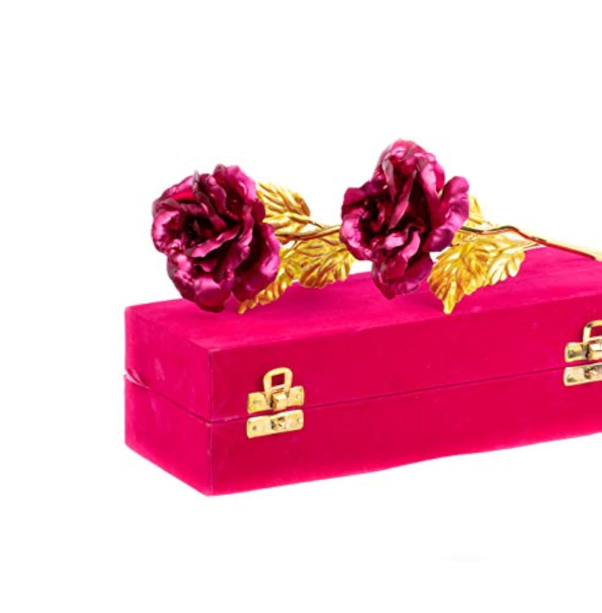 Pink Rose with Gift Box for Loved Ones