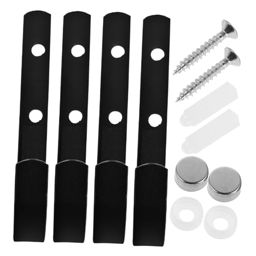 UKCOCO 4sets Supporto da Parete per Utensili Ganci Appendiabiti Forma di j Gancio da Parete per Garage Organizer per Flessibile Zaino e Borsa Ganci per Riporre Oggetti Pesanti