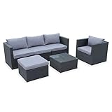 muebles sodimac Colores : Negro - Cojines : Marron
