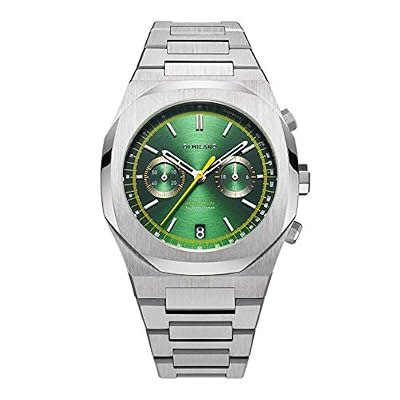 D1 Milano Orologio analogico al quarzo unisex con cinturino in plastica CHBJ10, Nero, Bracciale