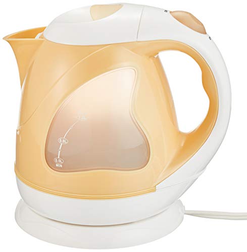 三ッ谷電機 コードレス電気ケトル スピードケトル イエロー 1.2L MSK-1200