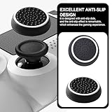 6Pcs Premium Silicone Thumb Stick Grips Caps - Controller Grips, Controller Thumb Grips, Performance Replacement Thumb Grips Compatible With PS3 / PS4 / PS5 / Xbox One 360 Controller（6Pcs All Black） - Image 3