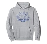 Adopt, Don't Shop Cartoon Puppy Sweat à Capuche
