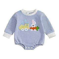 Tractor Bunny Striped Blue