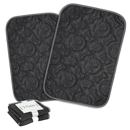 Pawsee 1 Pack 2 Wasserdicht Hundedecke, Waschbar wasserdichte Decke für Katzensofa Vetbed Unterwegs Auto Rückbank, Flauschig Kuscheldecke für Hunde Katzen, 102 x 76cm